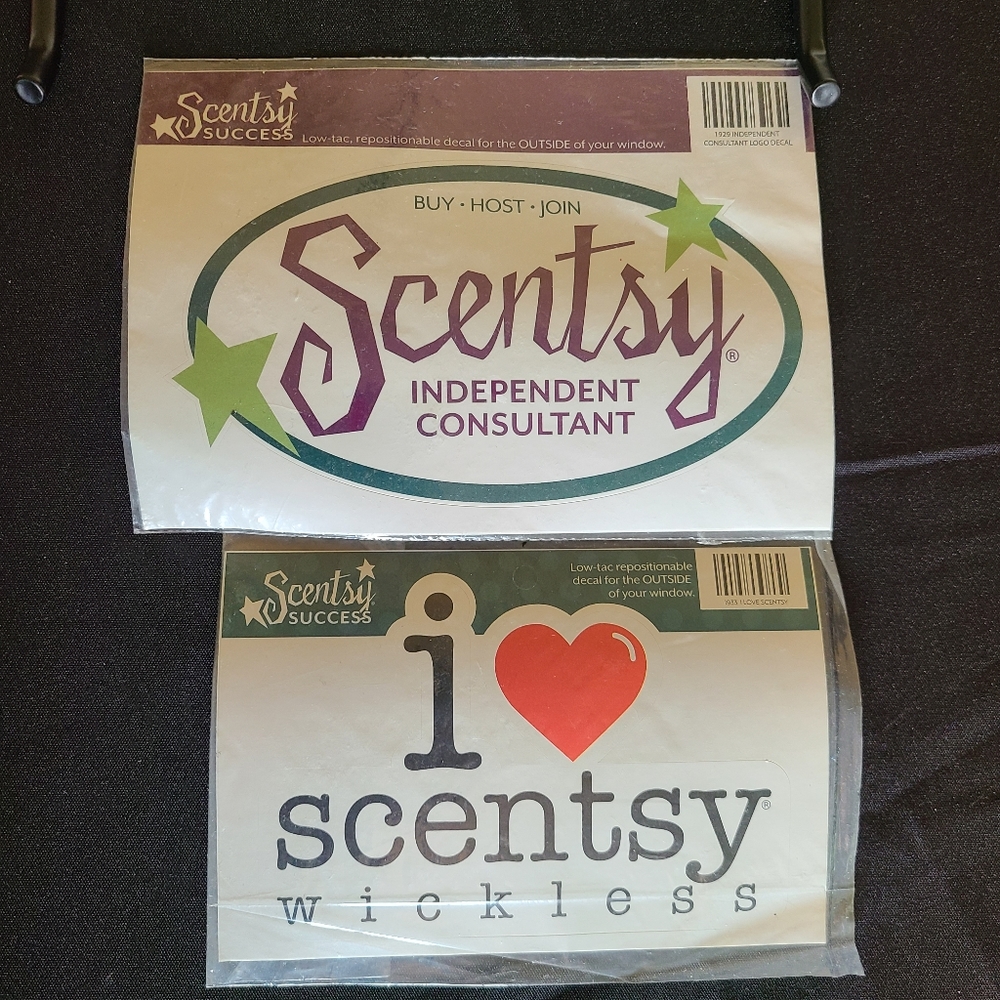 Scentsy consultant window clings